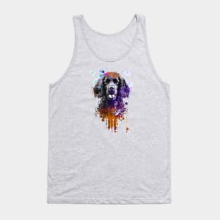 Irish Red Setter Stencil Art Tank Top